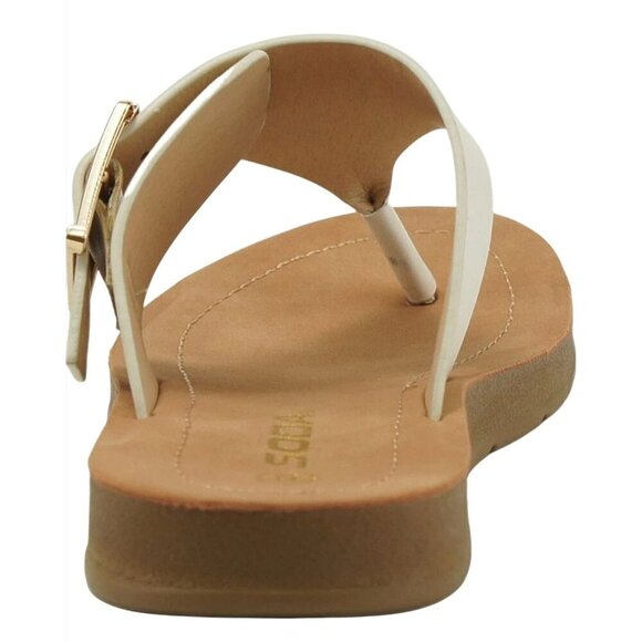 SODA / Suri-S / Leather / Slide / Sandals / With Buckle Detail & Comfort / Bone - Picture 6 of 9